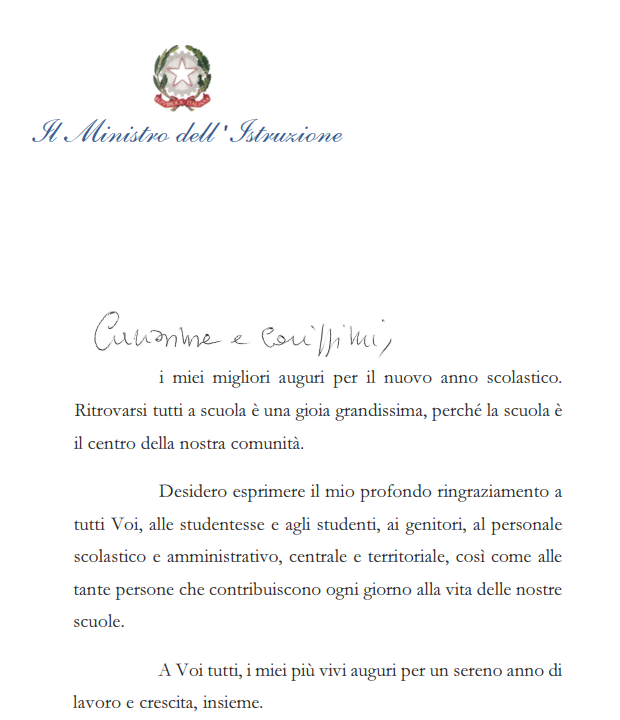 LETTERA MINISTRO ISTRUZIONE.PNG